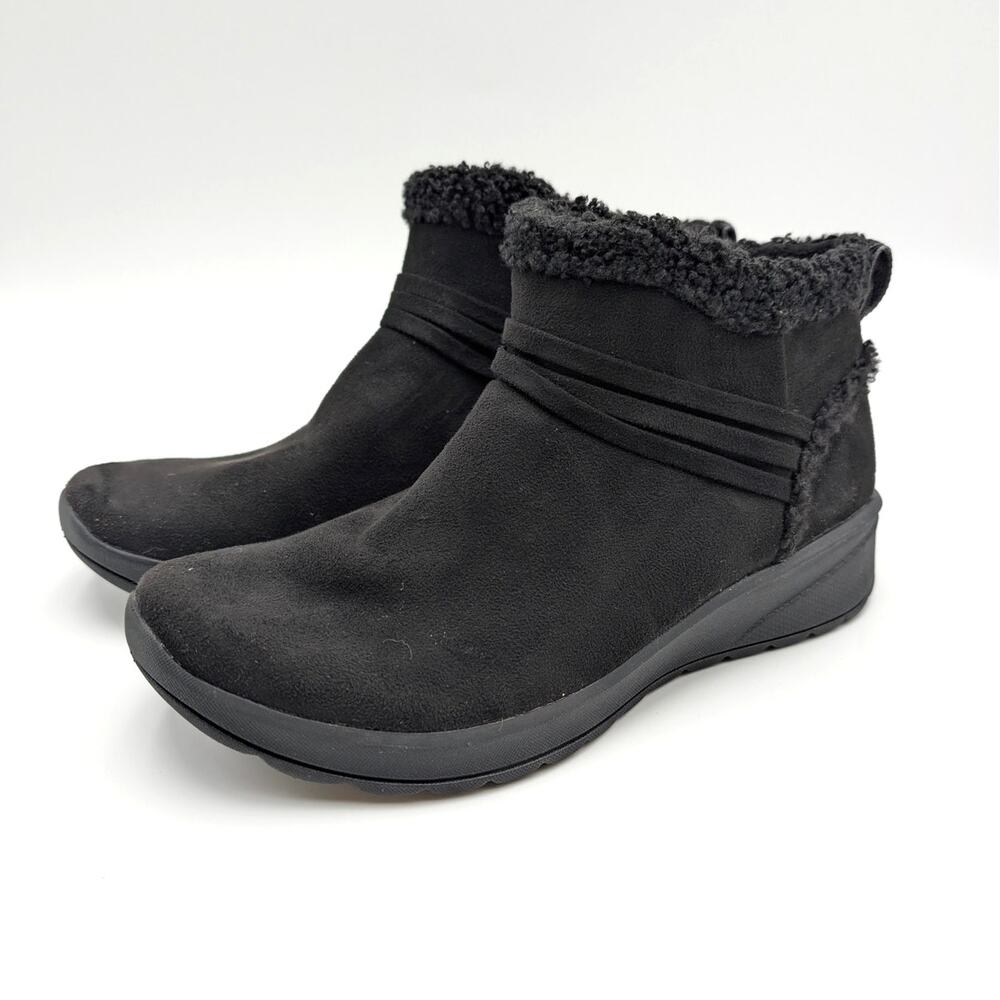 LifeStride Glendale Ankle Bootie Side Zip Women's Black Size US7M EU37